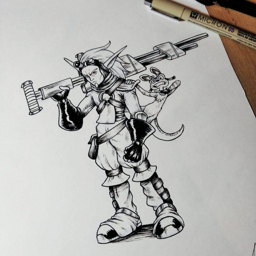Jak and Daxter Inktober2020