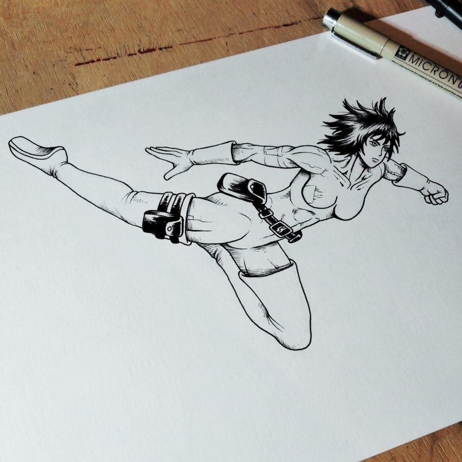 Ghost In The Shell Kusanagi Inktober2020